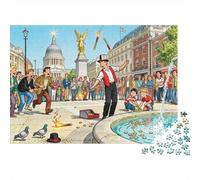 Le Busker's Tip Jar Spill Puzzle en Bois Imperméable DIY Puzzles De 1000 Pièces pour Adultes Cadeaux Coloré Jeux Éducatifs