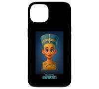 Le Buste de la Reine égyptienne Nefertiti Dessin animé Graphique Coque pour iPhone 13