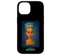 Le Buste de la Reine égyptienne Nefertiti Dessin animé Graphique Coque pour iPhone 14