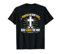 Le But de Chaque Chemin Que Dieu Dirige : Faith Cross T-Shirt