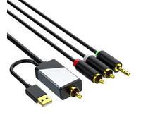 Le câble convertisseur audio numérique SPDIF coaxial vers analogique de 3,5 mm est largement utilisé