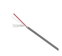 Le câble de signal audio protégé par PVC UL2547 a étamé le gris en cuivre 300V 2-5 noyaux 22-28 1-10m(28awg-2cores,1m)