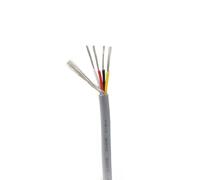 Le câble de signal audio protégé par PVC UL2547 a étamé le gris en cuivre 300V 2-5 noyaux 22-28 1-10m(22awg-4cores,1m)