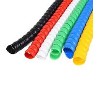 Le câble en Spirale, Gaine de câble spiralée Multicolore ID 12-45 mm 5 mètres(White,ID 18mm 5 Meters)