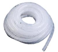 Le câble en Spirale, Gestion de câbles en Spirale Multicolore de 4 mm à 30 mm(Transparent White,12MM X 7 Meter)