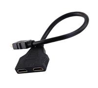 Le Câble Répartiteur D'interface Multimédia Haute Définition Connecte Efficacement la Télévision HD à 2 Appareils pour Une Utilisation au Bureau