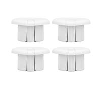 Le câble REpiceFinem 4pcs Passe à Travers Les Manchons de Cordon Grommets pour Le câble de routeur Adaptateur de câble de Remplacement Rectangular V2 Câble Ethernet composé d'un (Blanc)