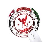 le cachet de la poste valentin angel elf tapis de souris en caoutchouc de sapin de noël