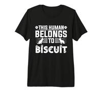 Le Cadeau de Biscuit de nom de Chien Appartient au Biscuit pour Chien de Compagnie T-Shirt Haut de Gamme