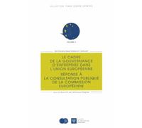 Le cadre de la gouvernance d'entreprise dans l'union européenne : réponse à la c Edition bilingue française-anglais - Véronique Magnier - Societe Legislation Comparee - broché - Etude
