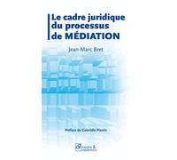 Le Cadre Juridique Du Processus De Médiation