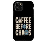 Le café Avant Le Chaos : Un ambulancier paramédical EMS Change de Vie Coque pour iPhone 11 Pro