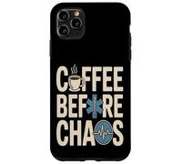 Le café Avant Le Chaos : Un ambulancier paramédical EMS Change de Vie Coque pour iPhone 11 Pro Max