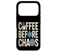 Le café Avant Le Chaos : Un ambulancier paramédical EMS Change de Vie Coque pour iPhone 17 Pro