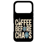 Le café Avant Le Chaos : Un ambulancier paramédical EMS Change de Vie Coque pour iPhone 17 Pro
