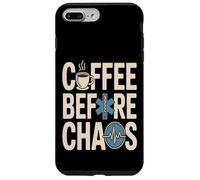 Le café Avant Le Chaos : Un ambulancier paramédical EMS Change de Vie Coque pour iPhone 7 Plus/8 Plus