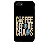 Le café Avant Le Chaos : Un ambulancier paramédical EMS Change de Vie Coque pour iPhone SE (2020) / 7/8