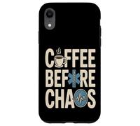 Le café Avant Le Chaos : Un ambulancier paramédical EMS Change de Vie Coque pour iPhone XR