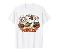 Le café d'halloween d'un Barista prépare Quelque Chose de méchant T-Shirt Graphique avec Valeur