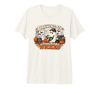 Le café d'halloween d'un Barista prépare Quelque Chose de méchant T-Shirt Haut de Gamme