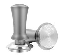 Le café en aluminium solide, Doseur de café expresso en acier inoxydable, multicolore, ressort interne 51-58mm, Force équilibrée(Silver Thread Base,53mm)