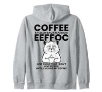 Le café épelé à l'envers est Eeffoc Sweat à Capuche