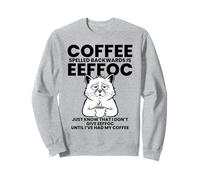 Le café épelé à l'envers est Eeffoc Sweatshirt