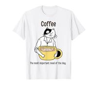 Le café est Le Repas Le Plus Important de la journée T-Shirt