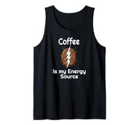 Le café est ma Source d'énergie, Un Grain de café et Un éclair Débardeur