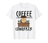 Le café est Mon collègue préféré, Mon Travail de Bureau Amusant T-Shirt