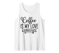 Le café est Mon langage d'amour pour Les Amateurs de café Débardeur