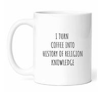 Le Café Et L'Histoire Des Religions Mug Pratiques Tasse À Café Drôle Mug À Café Pour Travail L'École Lait Cuisine 330Ml
