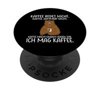 Le café ne Parle Pas Le café ne pleurniche Pas J'aime Le PopSockets PopGrip Adhésif