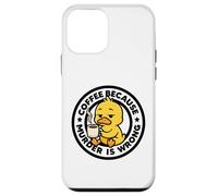 Le café, Parce Que Le Meurtre est Une Erreur, Canard : Ironie et Sarcasme Coque pour iPhone 12 Mini