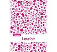 Le cahier de Laurine - Blanc, 96p, A5 - Constellation Rose