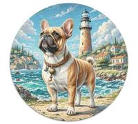 Le Cairn Terrier 1000 Pieces Jigsaw Puzzles for Adults Educhational Games Stress Relieving Entertainment Cultivate The Spirit of Teamwork for Family Decorations 1000pcs (67.5x67.5cm)