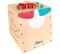Le Cajon enfant Shiver Kids, léger et coloré, propose des zones de frappe variées pour éveiller le sens du rythme. Idéal pour les 5-8 ans, il inclut des accessoires pour une initiation complète.