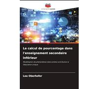 Le calcul de pourcentage dans l'enseignement secondaire inférieur