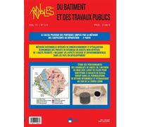 Le calcul pratique des portiques simples par la methode...2eme partie-btp 2-3/19 Annales du batiments et des travaux publics-vol 72 n°2/3-2019 - EDITIONS ESKA - Eska - broché - Revue