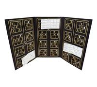 Le calendrier de l'Avent pour les amateurs de Sudoku - 24 puzzles de Noël pour adultes et personnes âgées, puzzles faciles, moyens et durs, comprend des variantes telles que Sudoku classique, Sudoku X