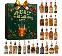 Le calendrier de l'Avent Premium Whisky 2025, contenant 24 bouteilles miniatures. Embarquez pour un voyage quotidien à la découverte du whisky et savourez une grande variété de saveurs #4