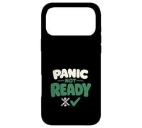 Le Calme Bat la préparation à la Panique Mode de Vie Préparation aux urgences Coque pour iPhone 17 Pro Max