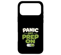 Le Calme Bat la préparation à la Panique Mode de Vie Préparation aux urgences Coque pour iPhone 17 Pro Max