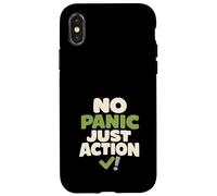 Le Calme Bat la préparation à la Panique Mode de Vie Préparation aux urgences Coque pour iPhone X/XS