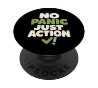 Le Calme Bat la préparation à la Panique Mode de Vie Préparation aux urgences PopSockets PopGrip Adhésif