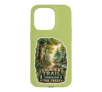 Le Calme est Un Sentier à Travers Les Arbres Coque pour iPhone 15 Pro