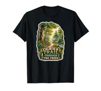 Le Calme est Un Sentier à Travers Les Arbres T-Shirt Graphique avec Valeur