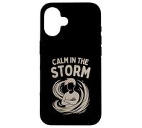 Le Calme Face à la tempête : Un état d'esprit résilient Coque pour iPhone 16