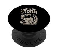 Le Calme Face à la tempête : Un état d'esprit résilient PopSockets PopGrip Adhésif