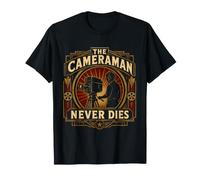 Le caméraman ne Meurt jamais : caméraman drôle, équipe de Tournage T-Shirt